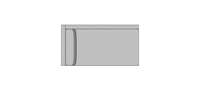 Módulo Sofá Valby Recamier Braço Esquerdo Estofado Fino - 1,90 X 1,00 X 0,70H