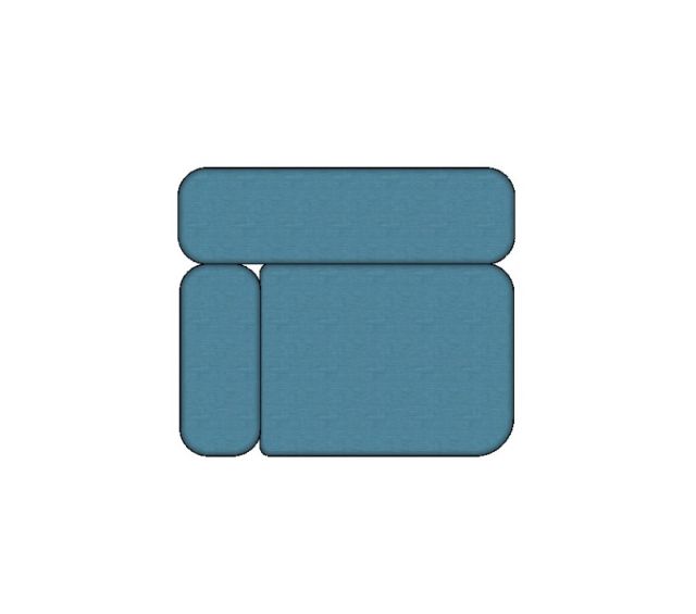 Modulo Sofá Joy Braço Esquerdo - BE105 1,05 X 0,90 X 0,69H