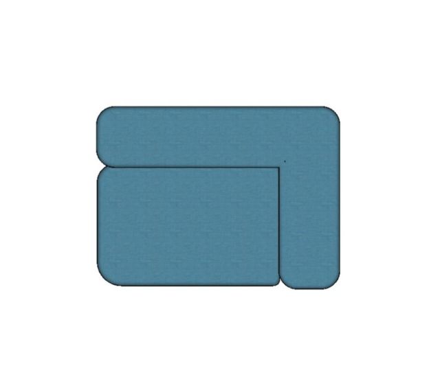 Modulo Sofá Joy Canto Direito - CD120 1,20 X 0,90 X 0,69H