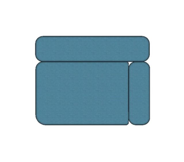 Modulo Sofá Joy Super Modulo Braço Direito - SMBD135 1,35 X 1,05 X 0,69H