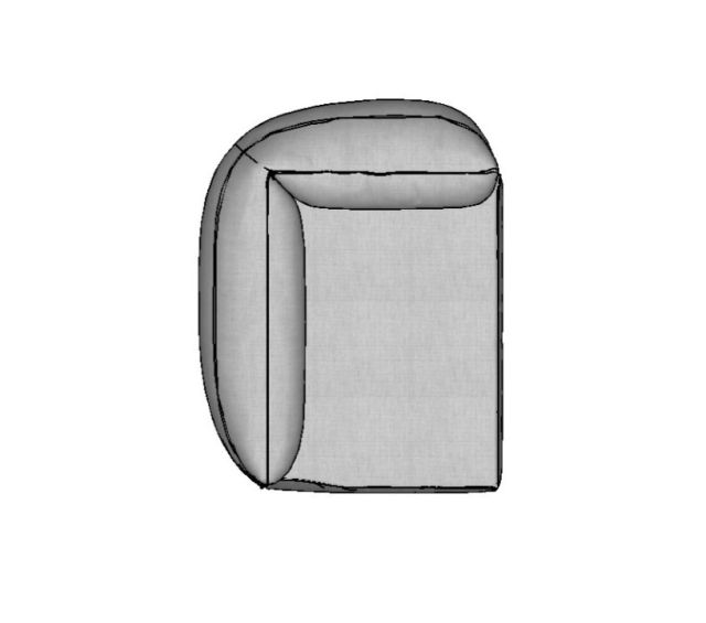 Modulo Sofá Pillow Super Braço Esquerdo - SBE95 0,95 X 1,10 X 0,80H