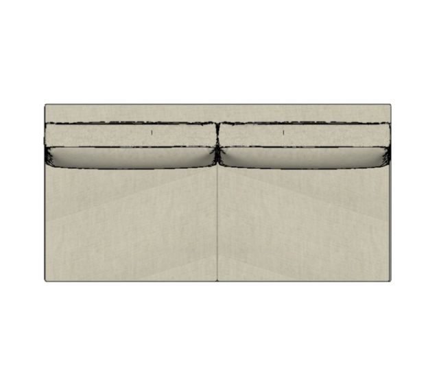 Sofá Aston 1,80M Sem Braço - 2118 1,80 X 0,92 X 0,88H