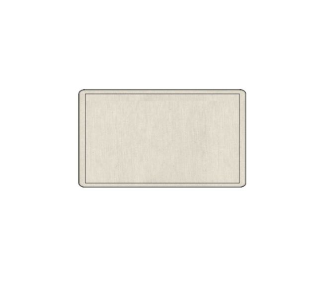 Modulo Sofá Duo Puff Costas 1,20M - 1904 1,20 X 0,70 X 0,43H