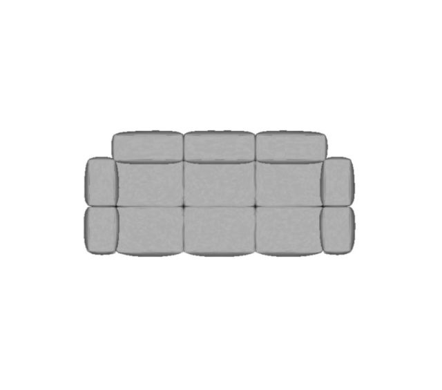 Sofá Block Linear - 2,15 X 1,00