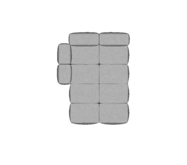 Modulo Sofá Block Chaise Esquerda Com Braço - 1,39 X 1,79