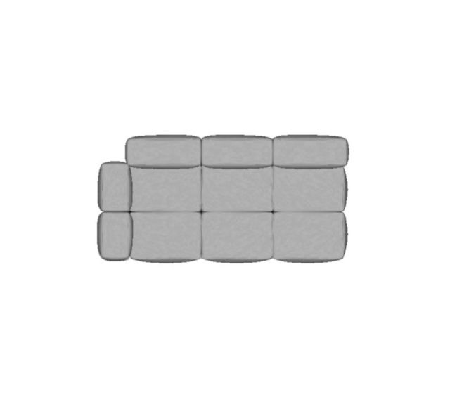 Modulo Sofá Block Braço Canto Esquerdo Bbce - 1,96 X 1,00