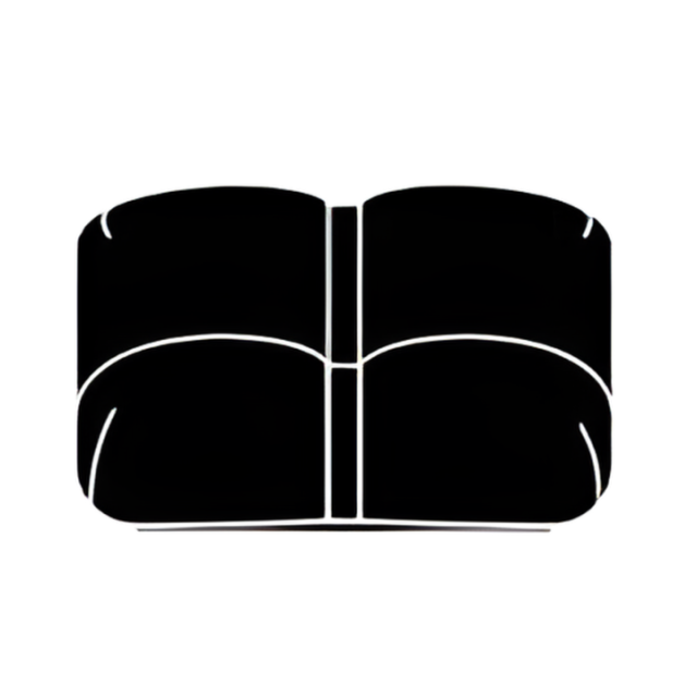 Módulo Poltrona Fita - 1,00 X 1,00 X 0,65H