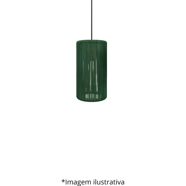 Pendente Cilindrico Corda