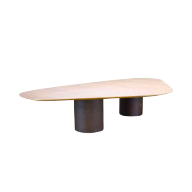 Mesa De Jantar Amorfa Jumbo 2 Bases