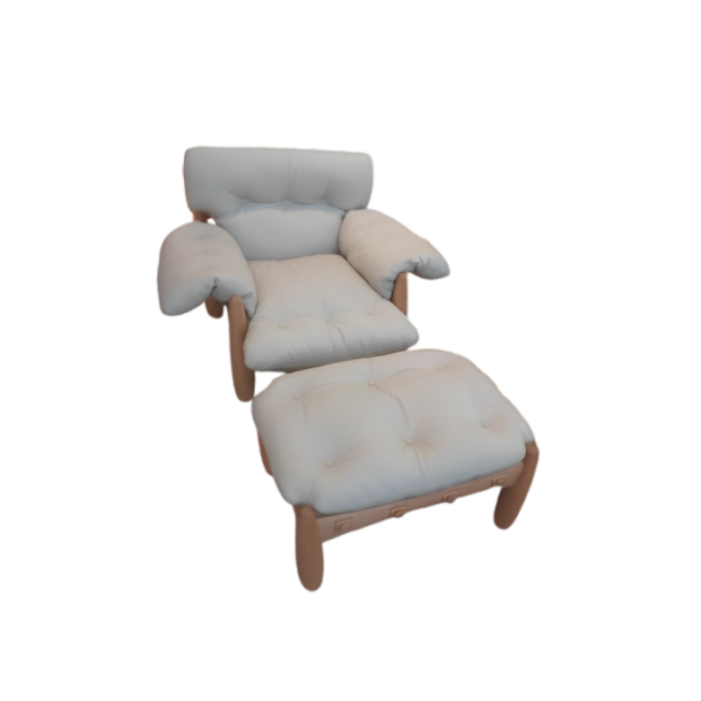 Poltrona Mole Com Banqueta SR1367