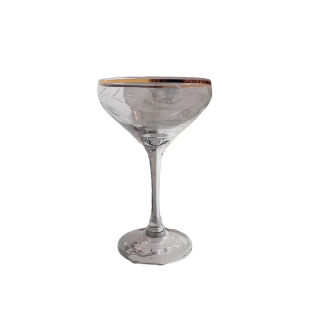 Taça Lapidada 1472 Filete Ouro SR10731