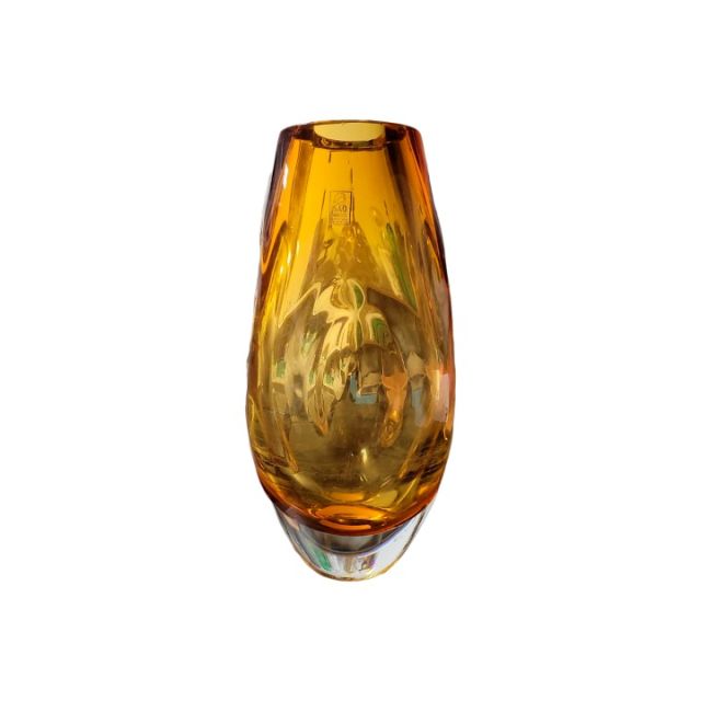 Vaso Ambar Grande Amarelo SR10474