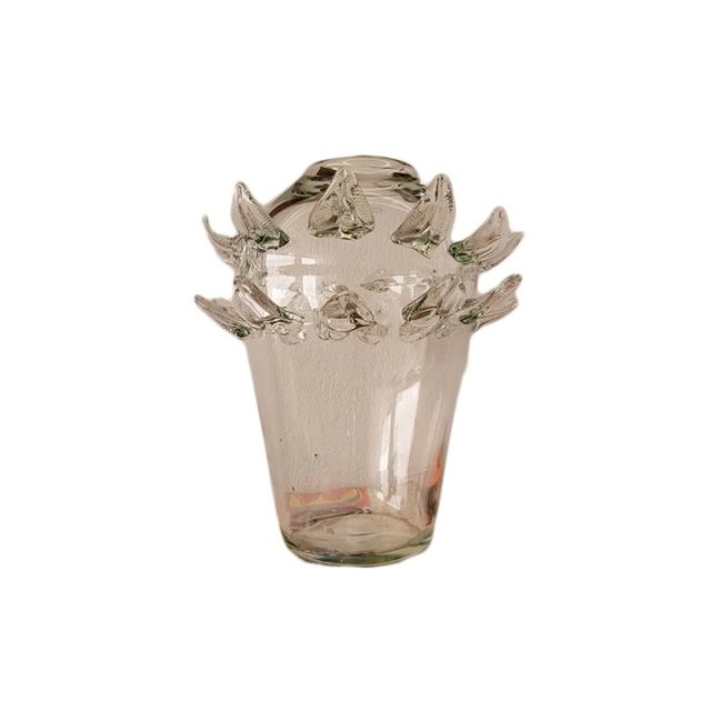 Vaso Folha Anturio Gg - Cristal Sem Ouro SR10594