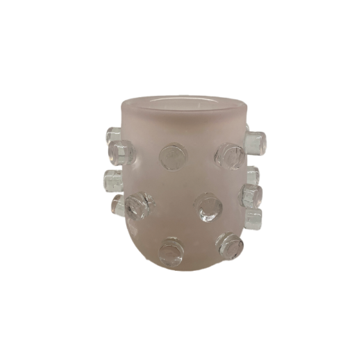 Vaso Pinha P - Champanhe Fosco Sem Ouro Det Cristal SR10596