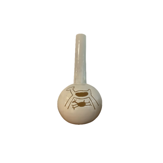 Vaso Esfera M Capivara Branco SR12167