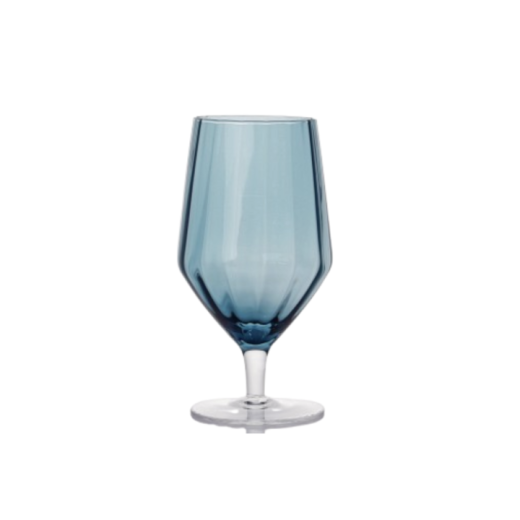 Taça De Vidro Azul 450Ml 74815 SR12248