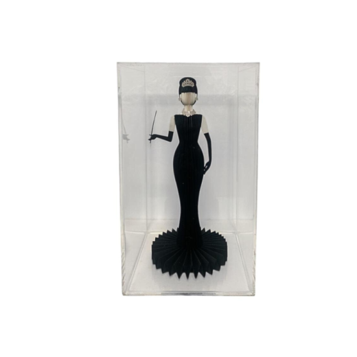 Escultura De Papel Sobre Acrílico Audrey Hepburn LN903A-1818-AC SR12477