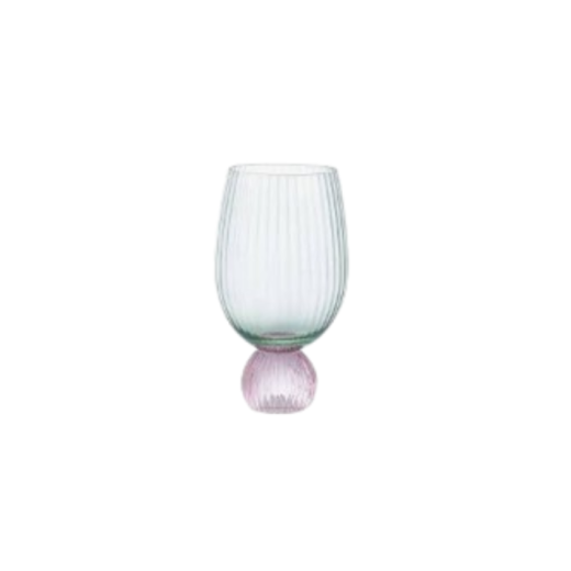 Taça De Vinho Colors Verde Com Rosa 73995 SR11042