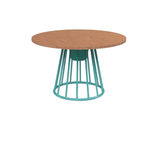 Mesa Jantar Biarritz Madeira Com Balde