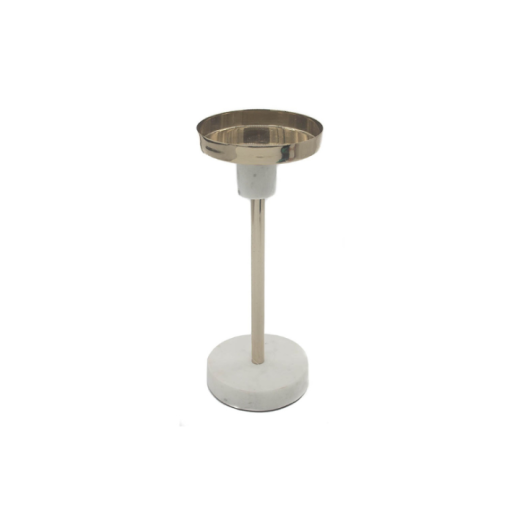 Porta Vela De Marmore E Metal CIP850G SR11156