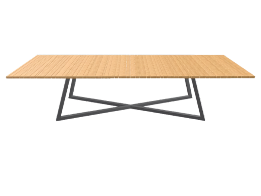 Mesa De Jantar Pirâmide Retangular - Madeira