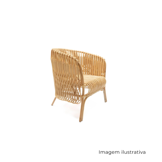 Cadeira Ripa Rattan