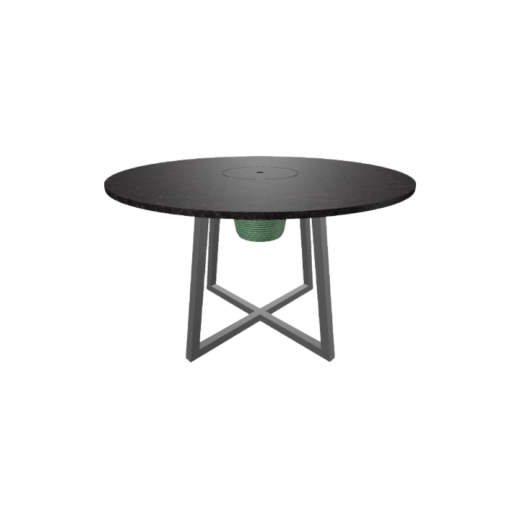 Mesa De Jantar Pirâmide Redonda Com Balde - Granito