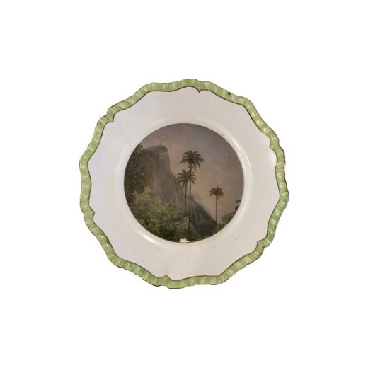 Prato Rio Retro Porcelana Garimpo Jb SR10319