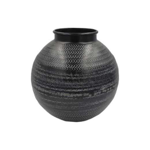 Vaso De Metal Preto V1709P SR11503