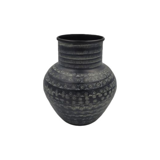 Vaso De Metal Preto V1726P SR11505