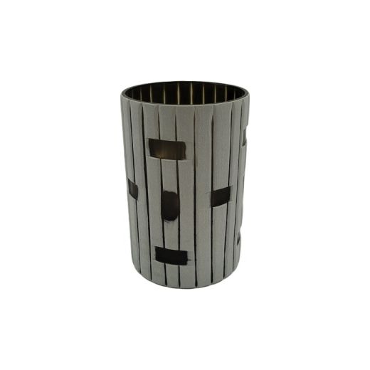 Vaso De Vidro Cinza V1408 SR11492