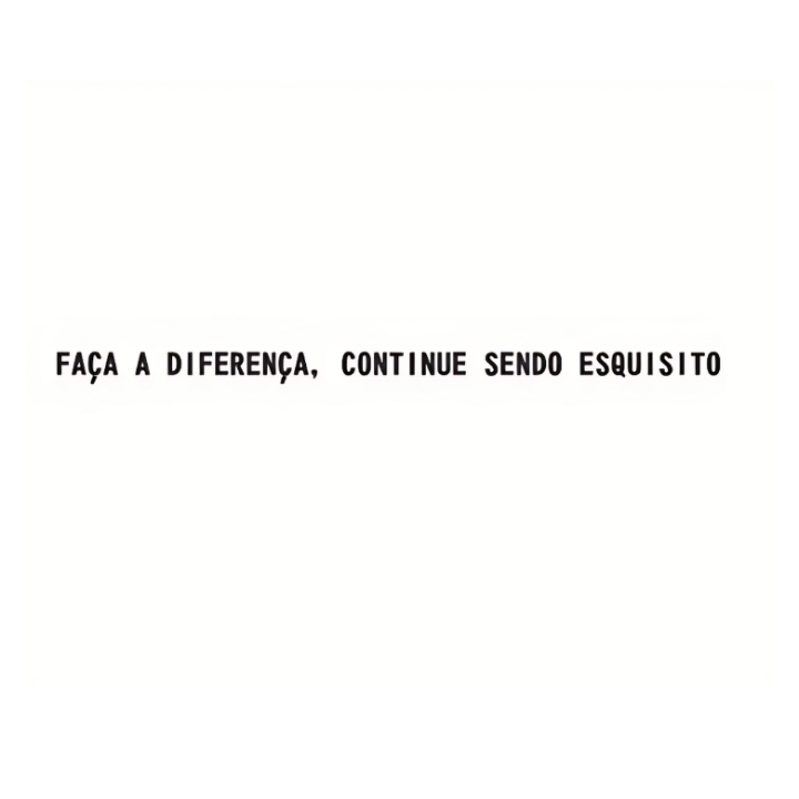 Azulejo Faca a Diferenca, Continue Sendo Esquisito SR10893
