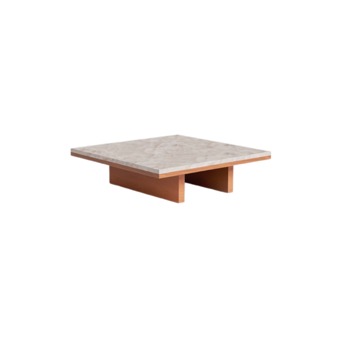 Mesa De Centro Oslo Quadrada Granito