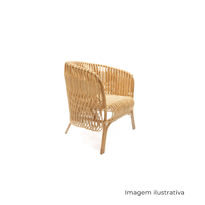 Cadeira Ripa Rattan