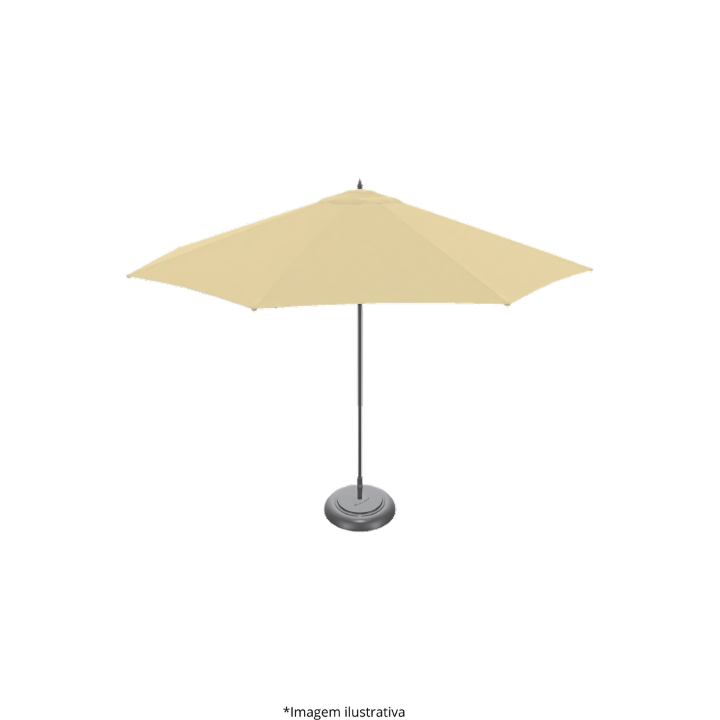 Ombrelone Octogonal Com Polia - Macrame
