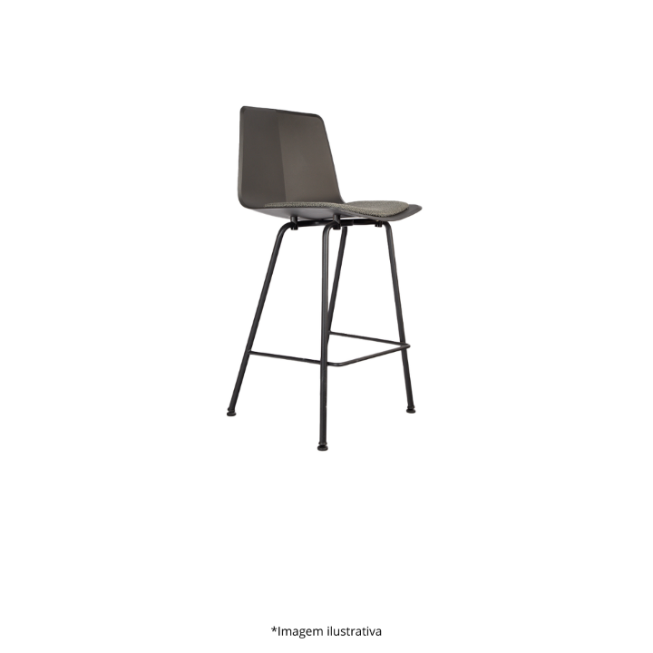 Banqueta Stratos Assento revestido