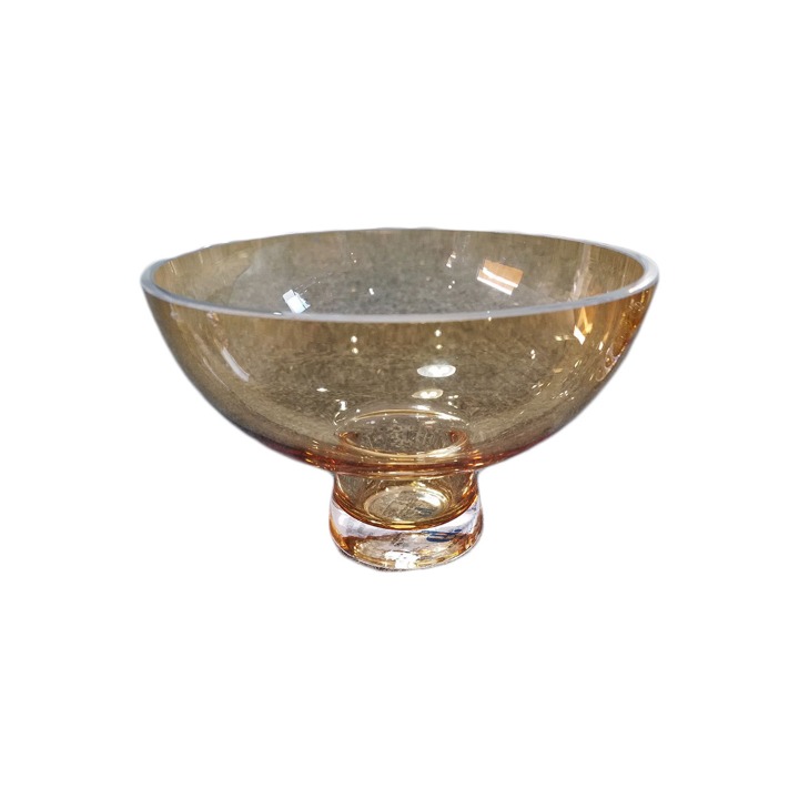 Vaso Vidro Ambar 6058 Formato Taca 
 SR10701